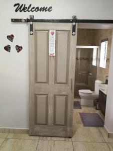 A bathroom at Kalahari Rus