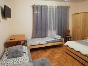 Posteľ alebo postele v izbe v ubytovaní Willa Miś