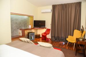 TV a/nebo společenská místnost v ubytování Grand hotel irpinia & Family SPA