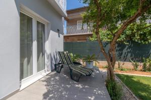 Zahrada ubytování Apartments Peca