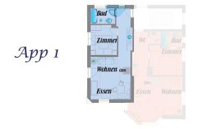 Plan piętra w obiekcie Villa St. Oswald