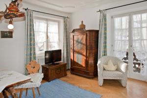 Telewizja i/lub zestaw kina domowego w obiekcie Villa St. Oswald