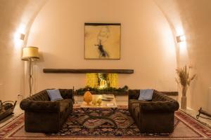 Posezení v ubytování Masseria Fontana di Vite