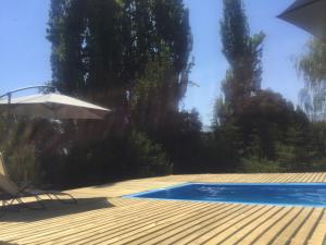 Der Swimmingpool an oder in der Nähe von Cabañas de Campo Colbún