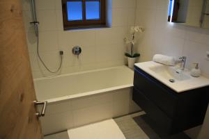 Koupelna v ubytování Apartment "Künstlhäusl"