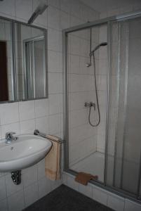 Koupelna v ubytování Hotel Garni Nolting