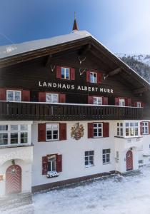 Landhaus Albert Murr - Bed & Breakfast v zimě