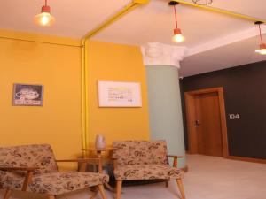 Posezení v ubytování Oda Hotel Tirana