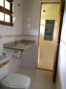 Koupelna v ubytování Canto do Riacho Suites