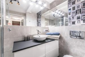 Kúpeľňa v ubytovaní Apartament WILDA + 37 fotografií