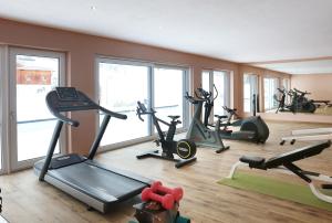 Gimnàs o zona de fitness de Alpenresidenz Ballunspitze - Kinderhotel