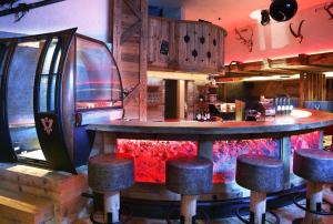 Zona d'estar a Alpenresidenz Ballunspitze - Kinderhotel