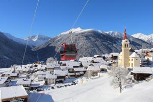 Appartementhaus Sabine v zime