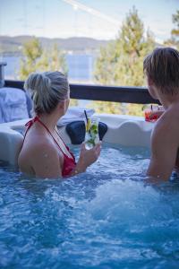 Nápoje v ubytování Hotell Höga Kusten