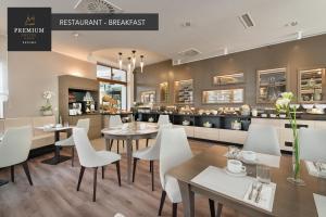 PREMIUM Wellness & Wine Hotel Znojmo餐厅或其他用餐的地方