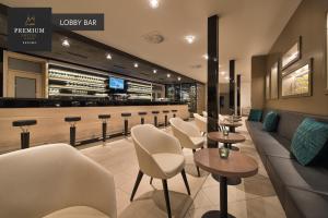 PREMIUM Wellness & Wine Hotel Znojmo的休息区