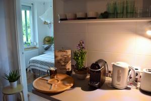 A kitchen or kitchenette at Gellért Hill Apartment