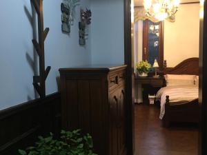 Voodi või voodid majutusasutuse Nordic Memory in Qingdao toas