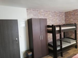 Postel nebo postele na pokoji v ubytování Apartmany Agatha