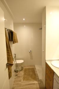 La salle de bains est pourvue de toilettes et d'un lavabo. dans l'établissement La Carolina Escorpio 16, à Marbella