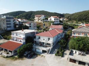 an aerial view of a small town with buildings at Anka Bunić in Rab