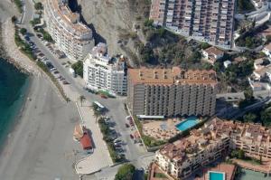 Widok z lotu ptaka na obiekt nice seafront apartment