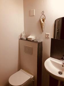 Koupelna v ubytování B&B Bären