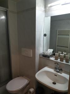 Koupelna v ubytování Hotel Wacker
