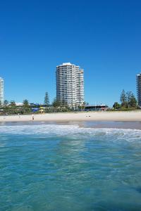 a large body of water with a beach at Points North Apartments in Gold Coast