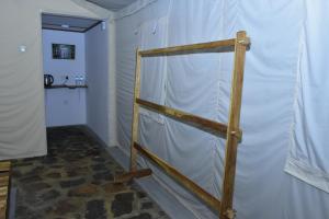 Letto o letti a castello in una camera di Jungle View River Camping