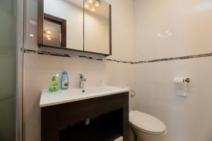 Koupelna v ubytování Motel D'ornex