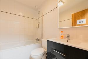 Koupelna v ubytování Motel D'ornex
