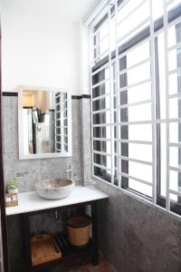 Phòng tắm tại Chez Le Anh homestay