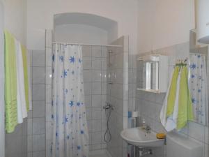 Kúpeľňa v ubytovaní Rajan Apartman