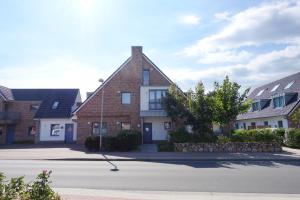 a row of houses in a residential neighborhood at Abendsonne in Westerland