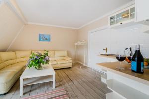 Część wypoczynkowa w obiekcie Apartamenty Portowe