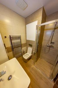 Koupelna v ubytování Apartmány Tatry
