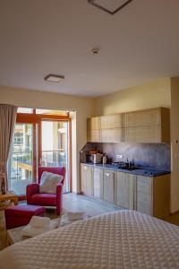 Postel nebo postele na pokoji v ubytování Apartmány Tatry