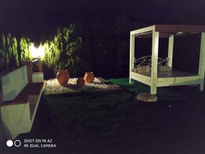 A garden outside Casa Rural Los Cascajales