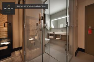 PREMIUM Wellness & Wine Hotel Znojmo的一间浴室