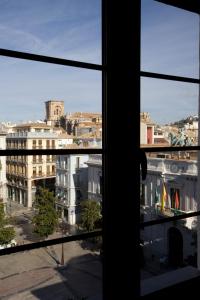 Nespecifikovaný výhled na destinaci Granada nebo výhled na město při pohledu z penzionu