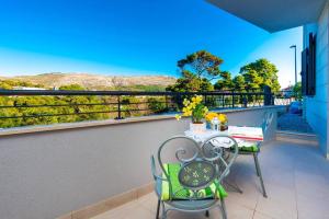 Balkón alebo terasa v ubytovaní Dubrovnik oasis