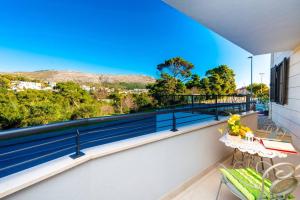 Balkón alebo terasa v ubytovaní Dubrovnik oasis