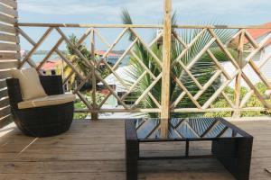 Balkoni atau teres di Cliff's Hostel