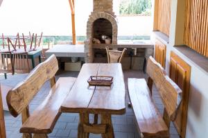 A seating area at Abigél Apartman