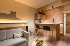 Posezení v ubytování Pangea Hotel