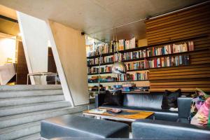 A seating area at "Quality Hosts Arlberg" Hotel Lux Alpinae