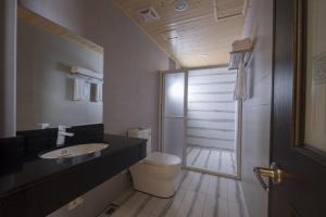 Koupelna v ubytování Mihai B&B 3 + 22 fotografií
