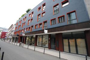 Budova, kde se aparthotel nachází