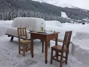 Alpine Chalet v zimě